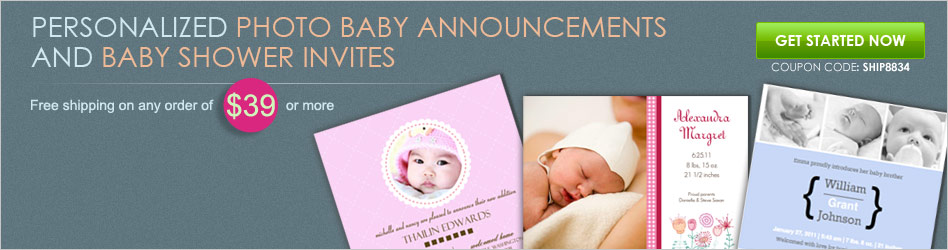 Baby Invitations & Announcements
