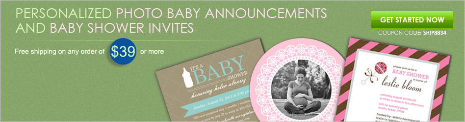 Baby Invitations & Announcements