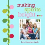Hanging Bright Lights Holiday Photo Cards