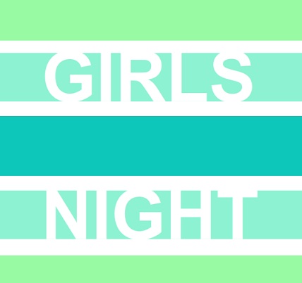 Bold Green Girls Night Invite Bold Green Girls Night Invite