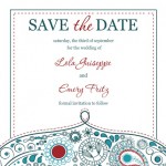 Whimsical Romance Save The Date