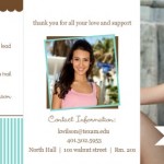 Brown And Blue Banner Monogram Graduation Annoucement_Outside