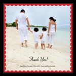 Picture Frame Holiday Thank You Card