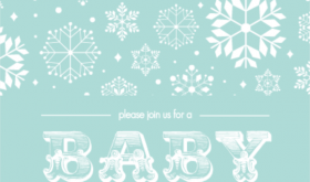 Baby Shower Invitations From PurpleTrail Baby Blue Snow Shower Invitation Printable Baby Shower Games