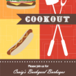 Colorful Cookout Barbecue Invitation Outdoor Game ideas