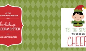 Holiday Party Invitations From PurpleTrail Green Elf Cheer Christmas Party Invitation Wording