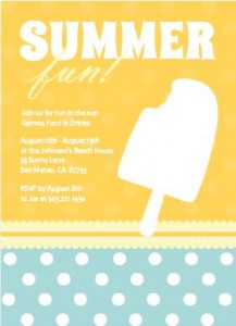 PurpleTrail Party Invitations Orange And Turquoise Polka Dot Summer outdoor party games