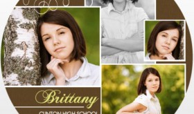 Graduation Announcements From PurpleTrail White Flourish Photo Collage Graduation Announcement wording