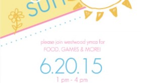 Yellow And Pink Sun And Fun Summer Party Invite Backyard treasure hunt