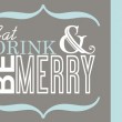 Modern Holiday Party Invitation