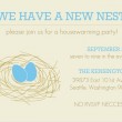 We Have A New Nest Housewarming Invite New Nest Housewarming Invitation