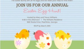 Cute Easter Egg Hunt Invite Cute Easter Egg Hunt Invite