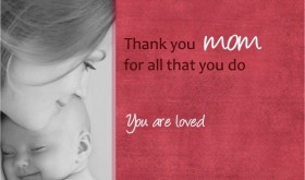 PurpleTrail Mother's Day Card Thank You Mom Mother's Day Card