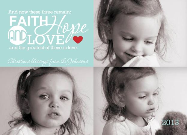 Photo Christmas card by PurpleTrail. Christmas card wording