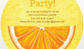 PurpleTrail summer party invitation.