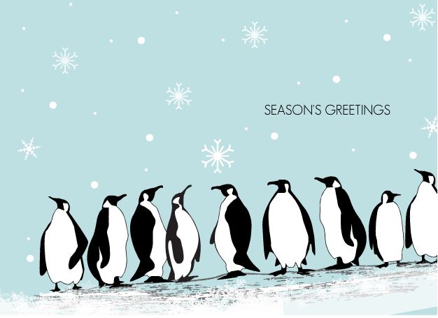 Seasons greetings card by PurpleTrail. Christmas card wording