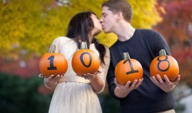 Fall engagement photo shoot by Laura's Focus Photography. fall engagement photos