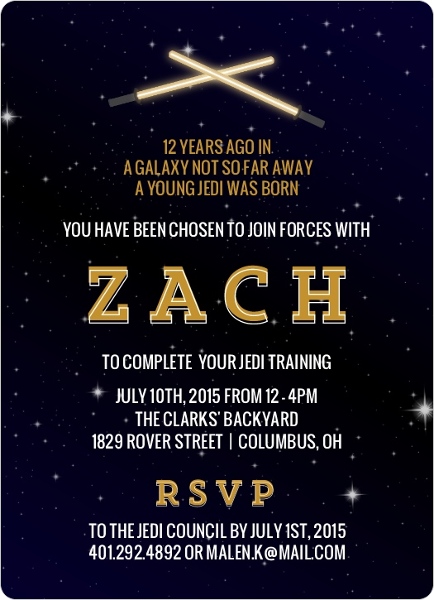 star wars graduation card