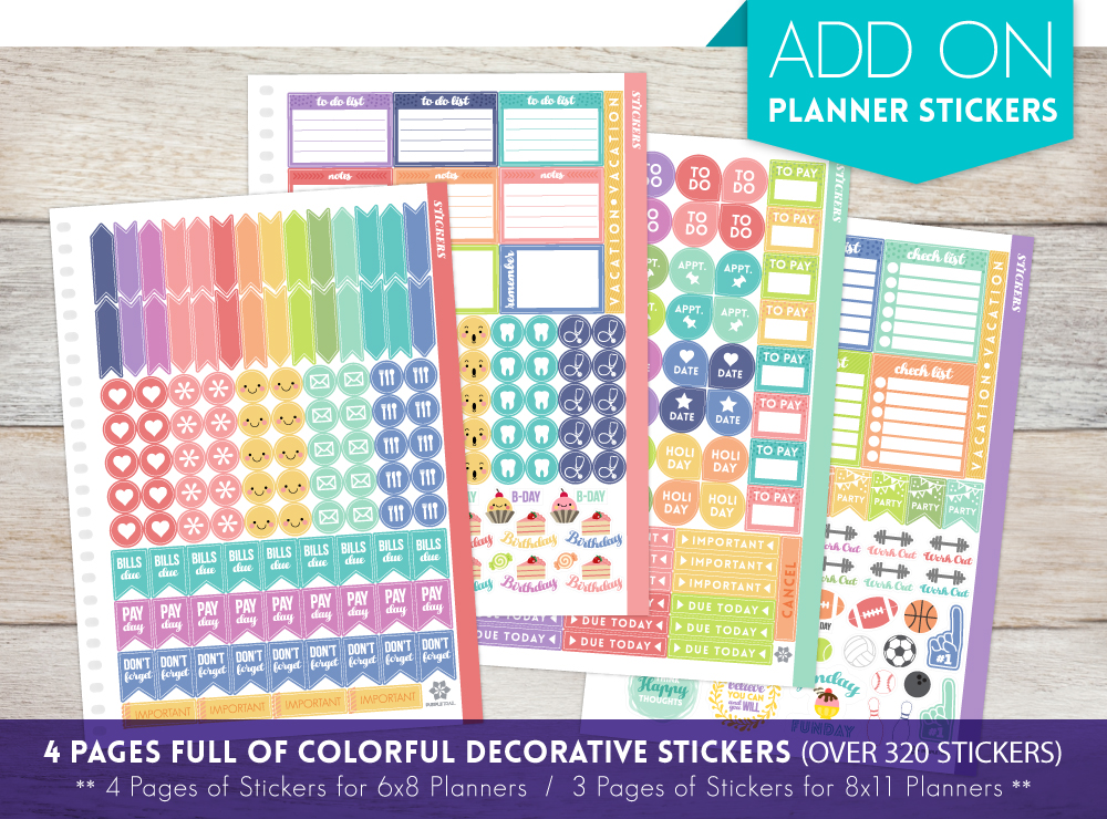 Planner AddOns for PurpleTrail Planners PurpleTrail Planners