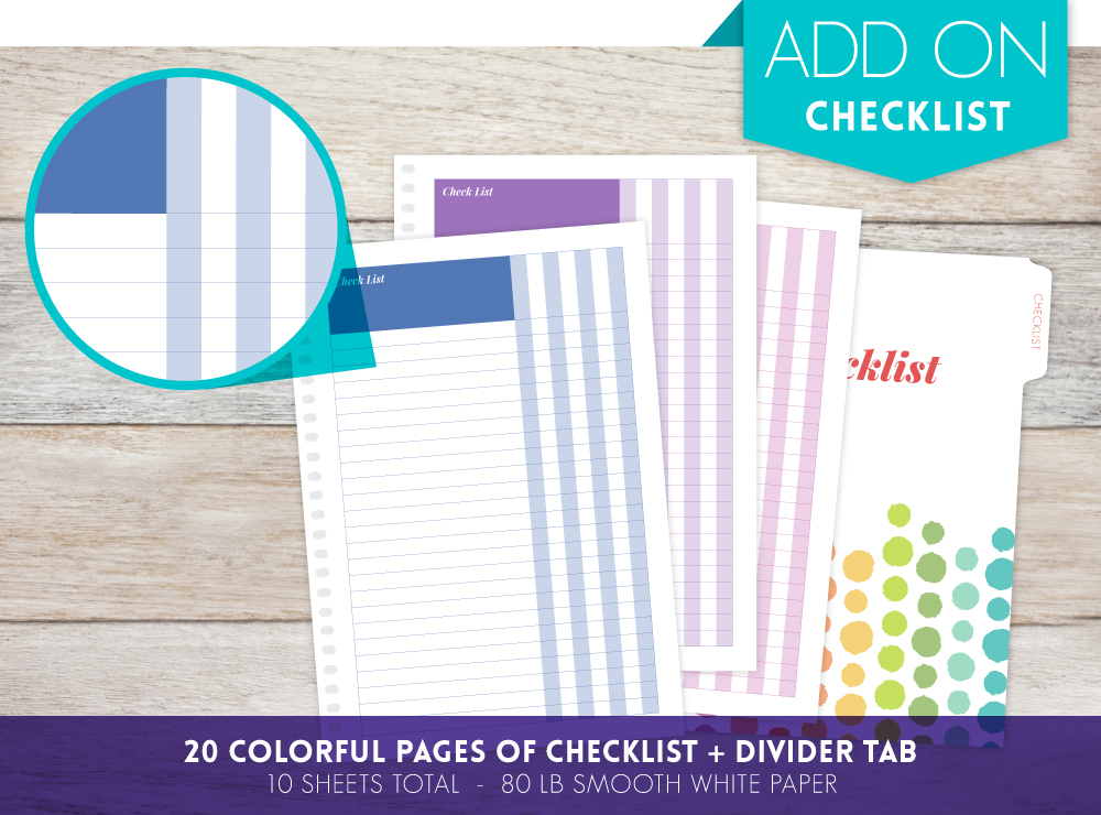 Planner AddOns for PurpleTrail Planners PurpleTrail Planners