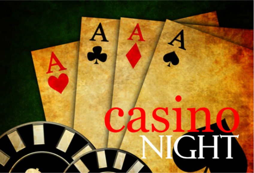 Poker theme invitations games