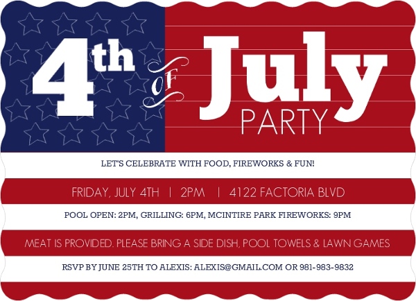 Fourth of July Party Ideas, Themes &amp; Invitations