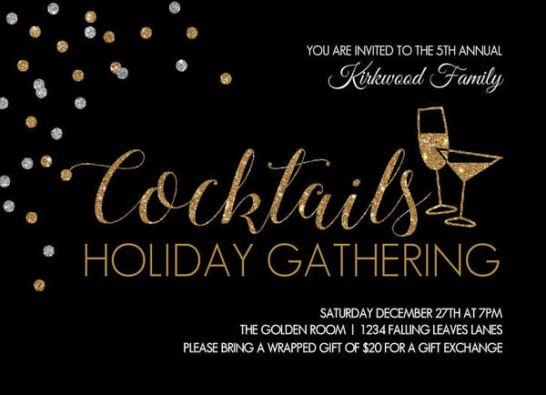 humorous holiday party invitation wording