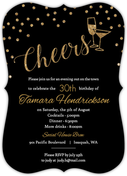 30Th Birthday Invitation Wording 5