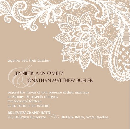 vintage wedding invitations by wedding paperie